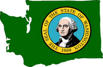 Washington state outline 